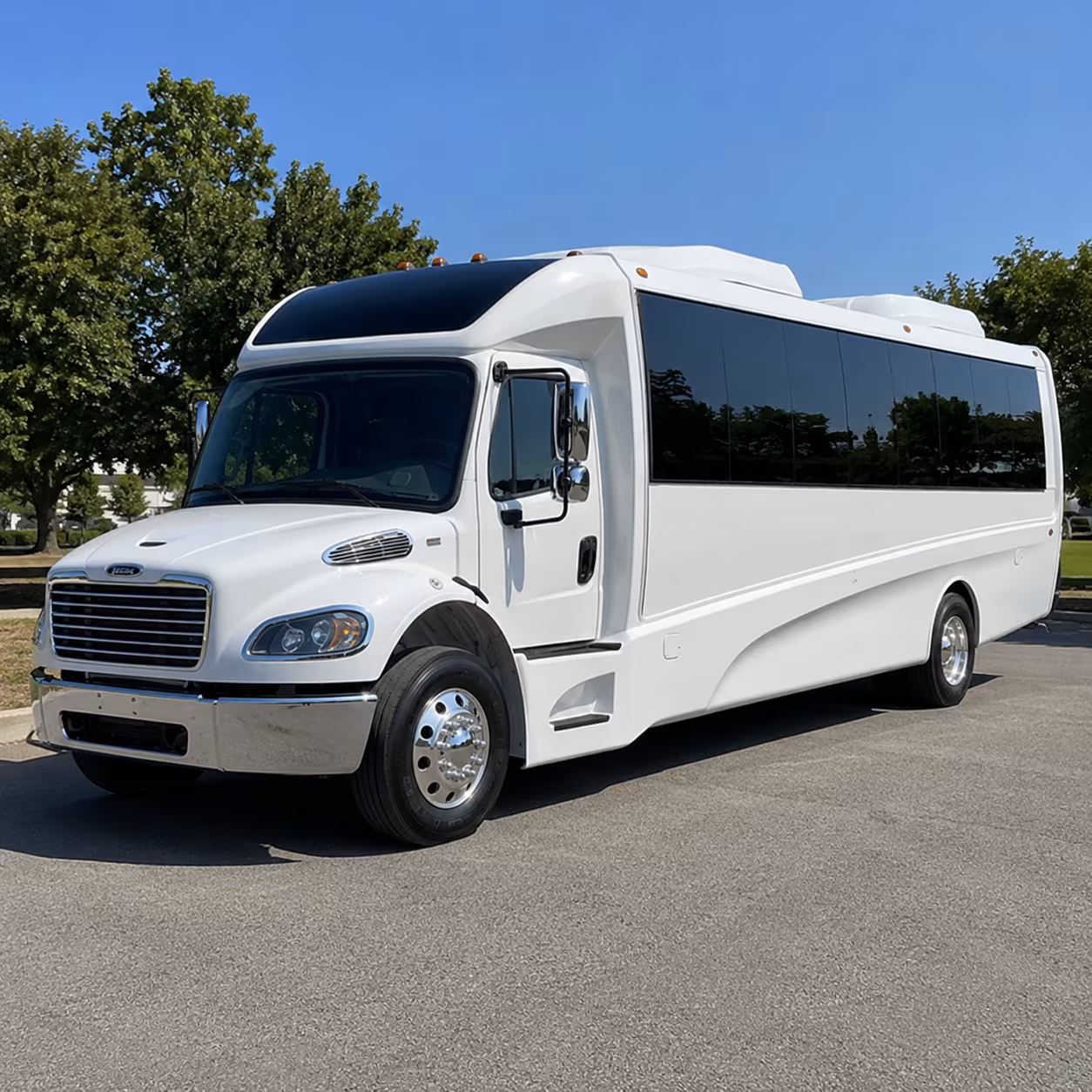Memphis Corporate Transportation party bus exterior