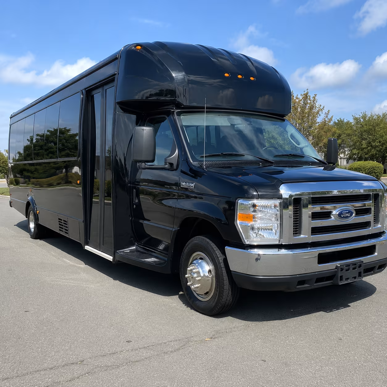 Memphis Private Event Transportation party bus exterior