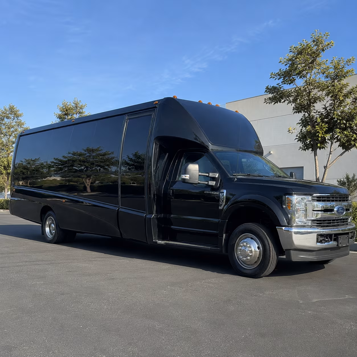 Memphis Private Event Transportation party bus exterior