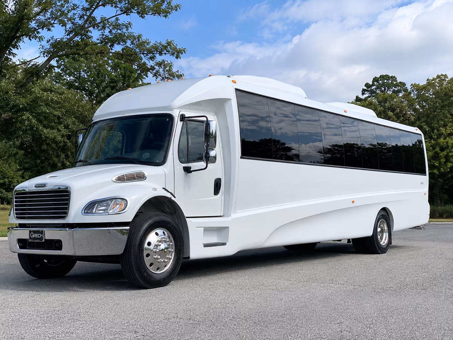 Memphis Private Event Transportation party bus interior