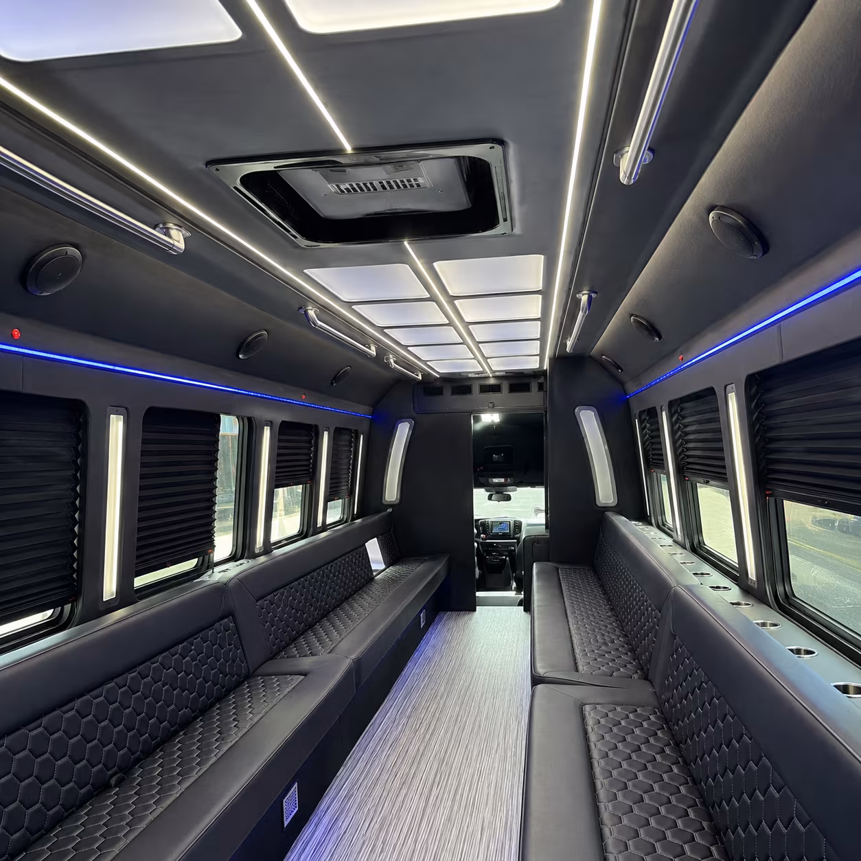 Memphis Prom & Homecoming Transportation party bus interior