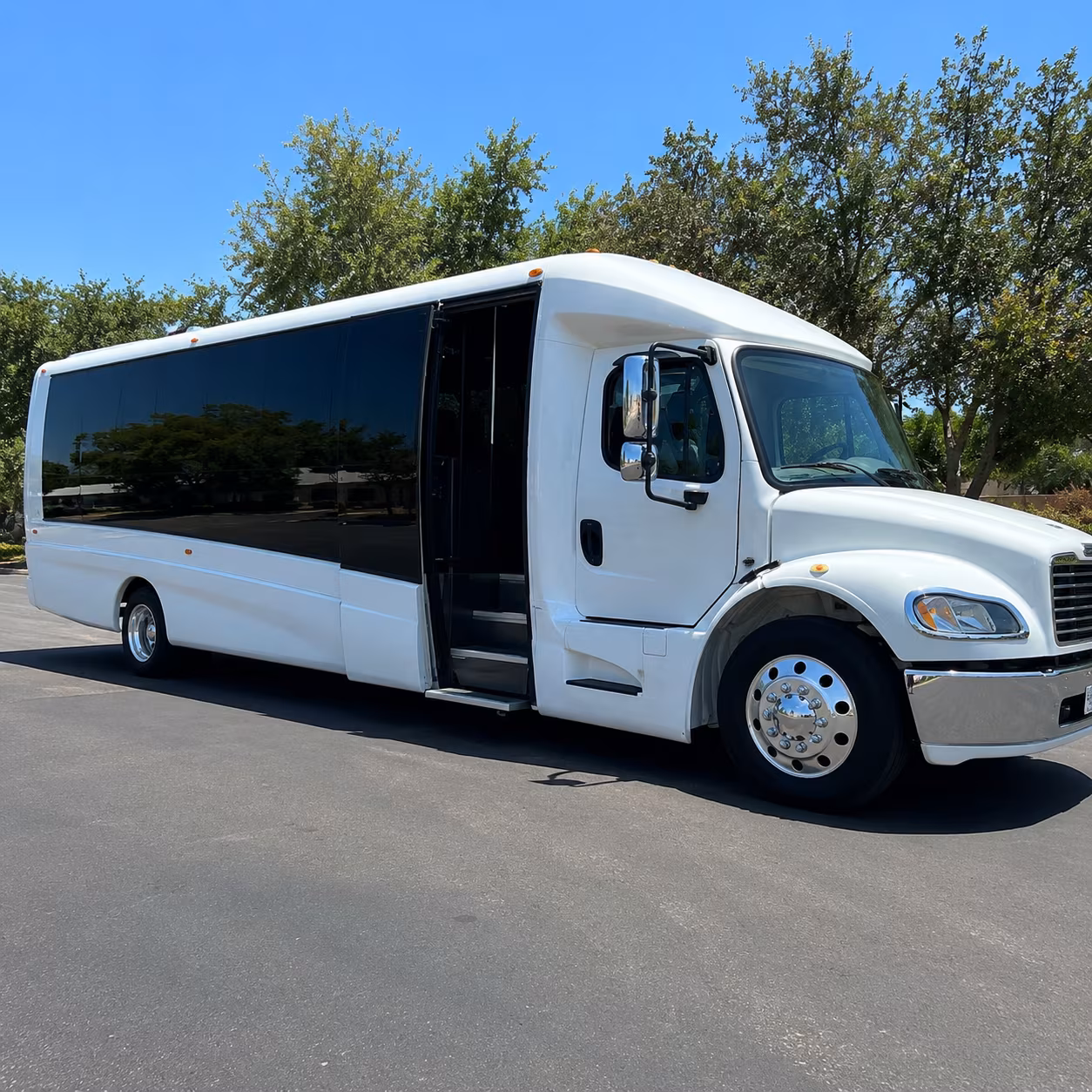 Memphis School Event Transportation party bus exterior