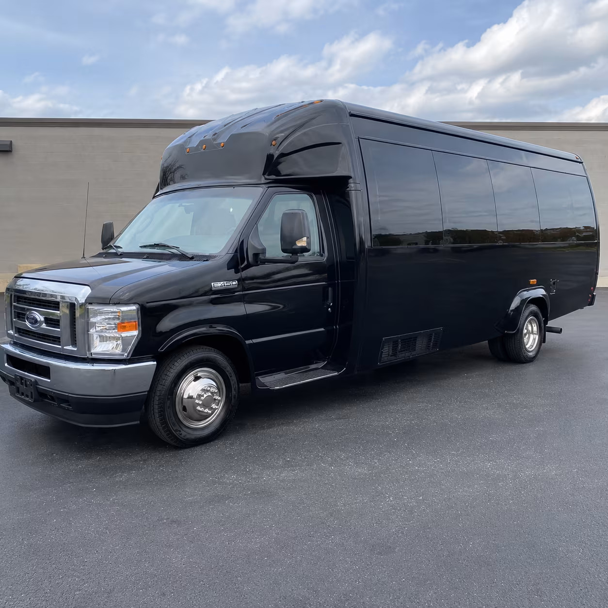 Memphis Wedding Transportation party bus exterior