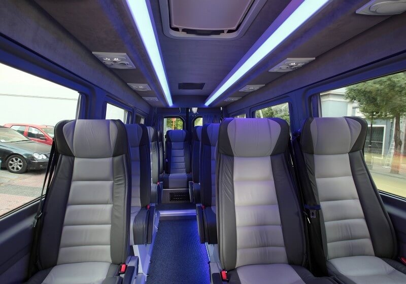 Kingsport 18 Passenger Van/Minibus Interior