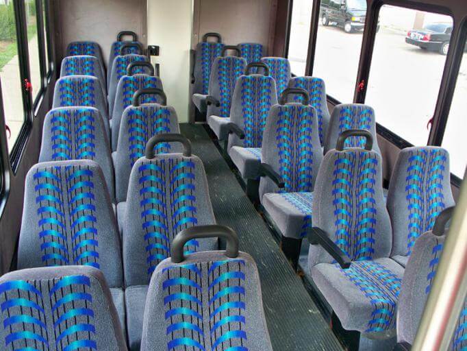 Chattanooga 25 Passenger Mini Bus Interior