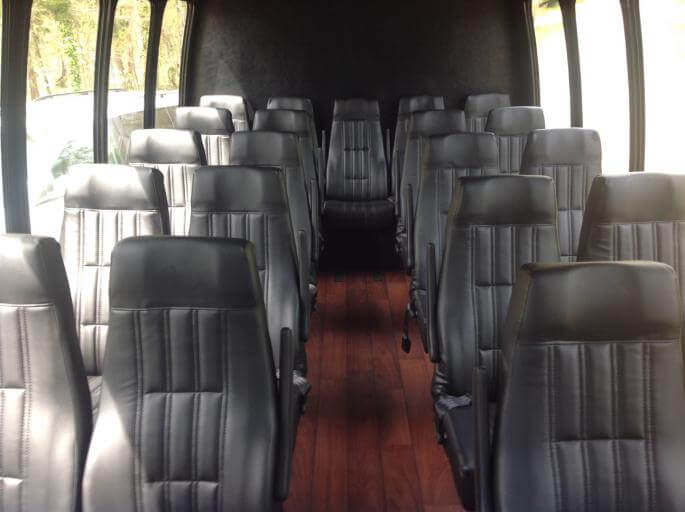 Clarksville 30 Passenger Shuttle Bus Interior