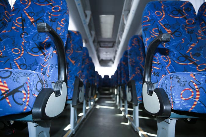 Hendersonville 47-56 Passenger Charter Buses Interior